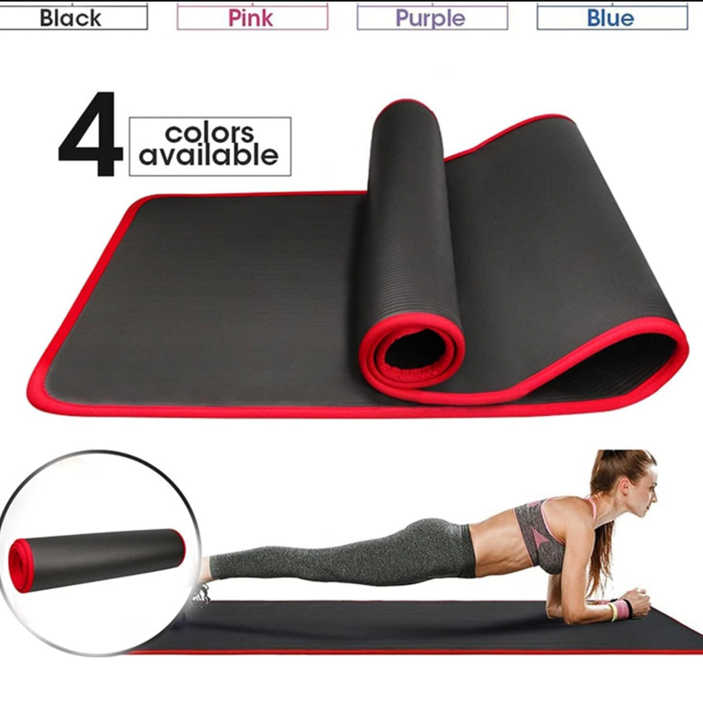 ZENPAD – Extra dicke, rutschfeste Yogamatte für Komfort und Stabilität