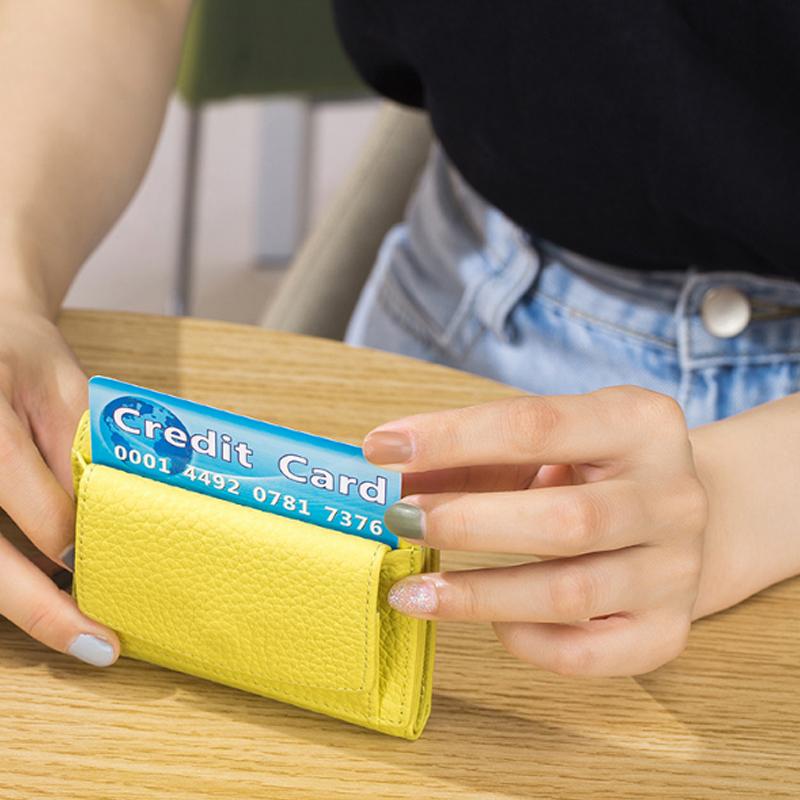 RFID Geldbörse aus weichem Leder