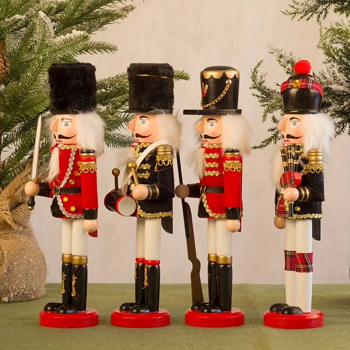 Brehn | NussknackerJoy - Holz Nussknacker Soldatenfigur für zeitlosen Weihnachtszauber