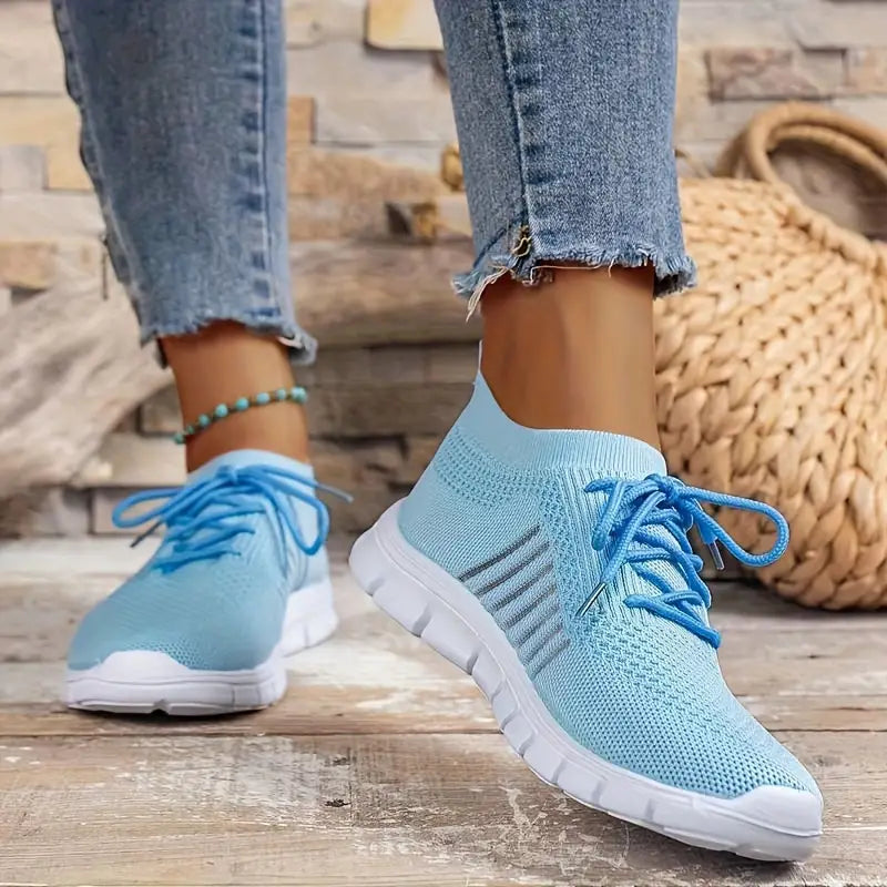 Atmungsaktive Schnürschuhe Laufschuhe Sneakers