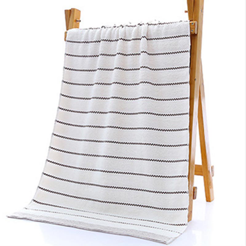 Gestreiftes Badetuch Badetuch Set 100% Baumwolle | Brehn