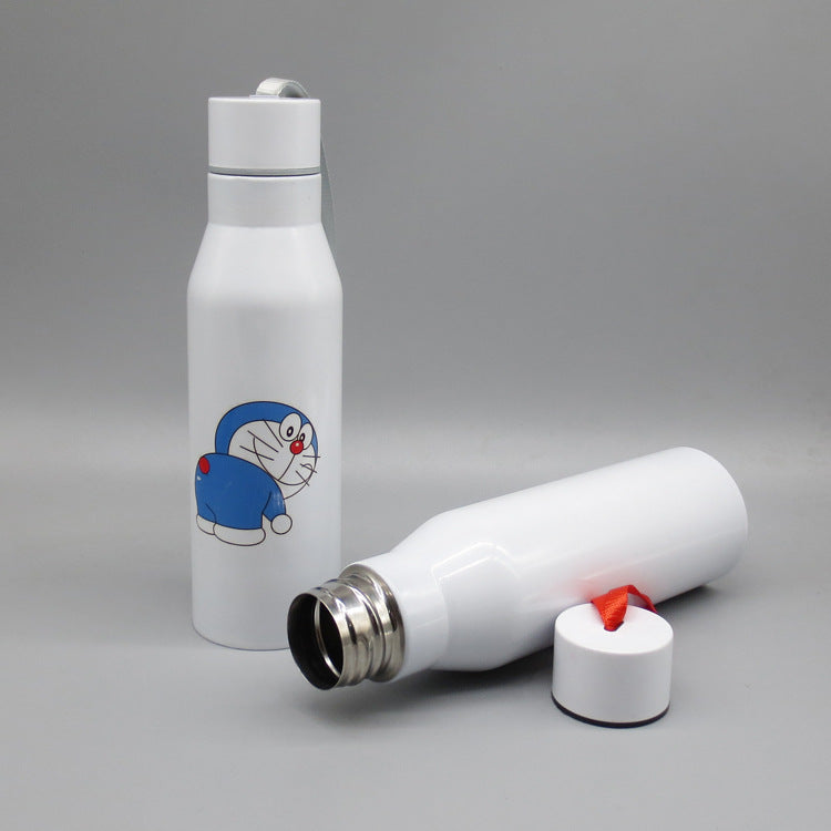 Damen sportliche Edelstahl Trinkflasche Brehn