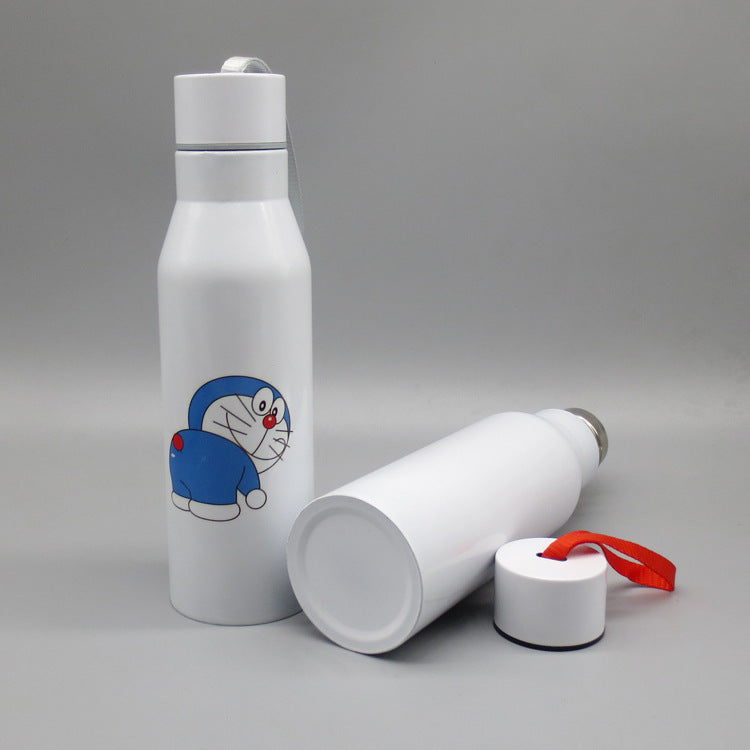 Damen sportliche Edelstahl Trinkflasche Brehn