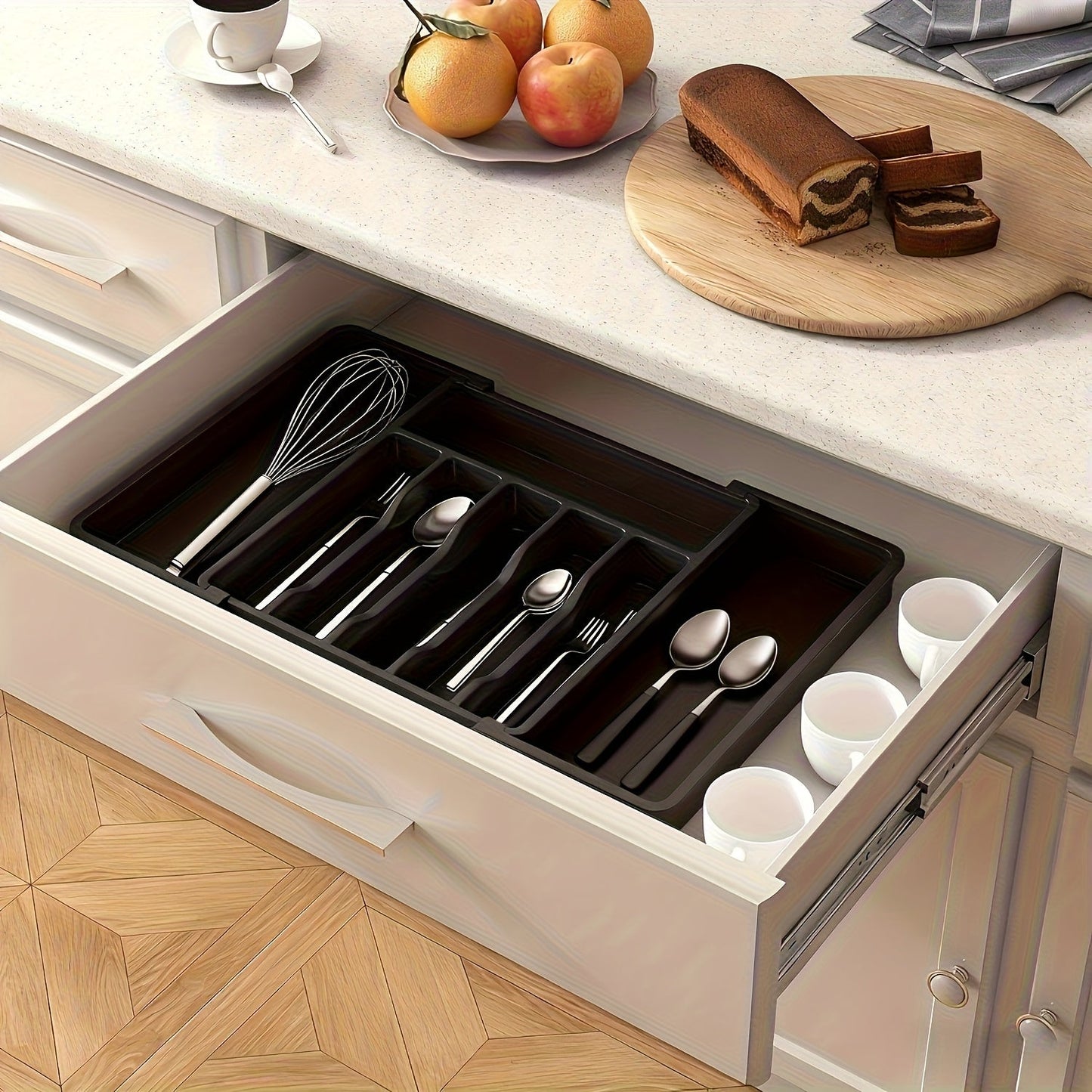Ausziehbarer Besteckeinsatz 33–57 cm | Brehn