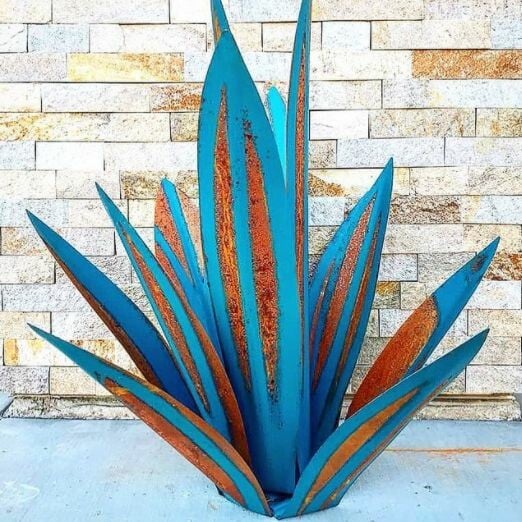 Anti-Rost Metall Tequila Agave Pflanze | Brehn