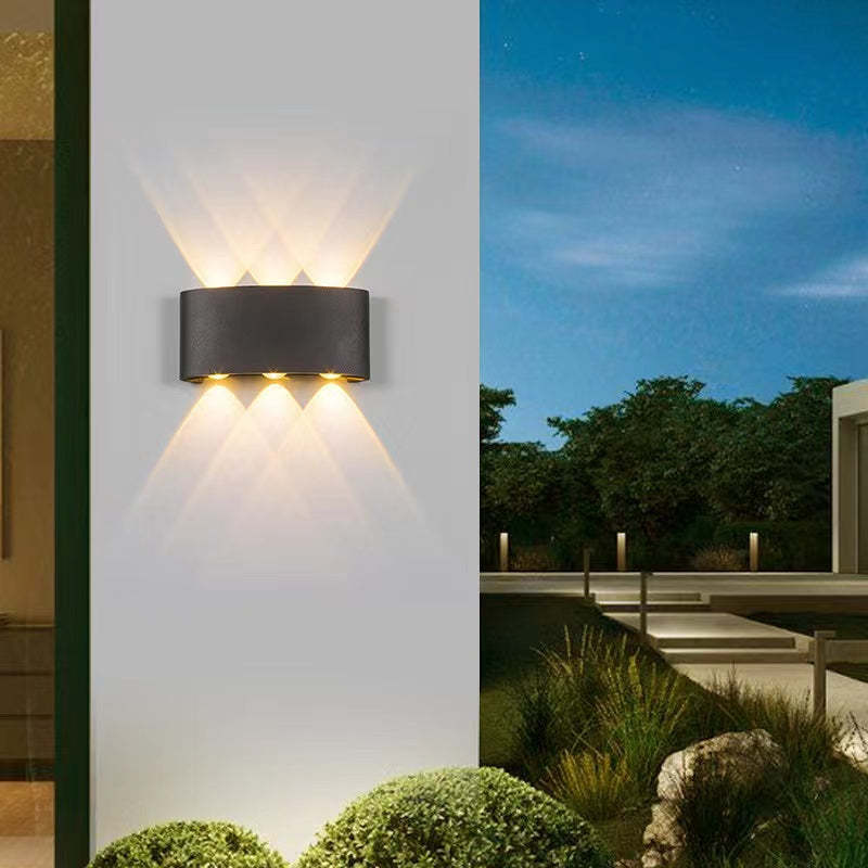 Outdoor wasserdichte Aluminium LED Wandleuchte