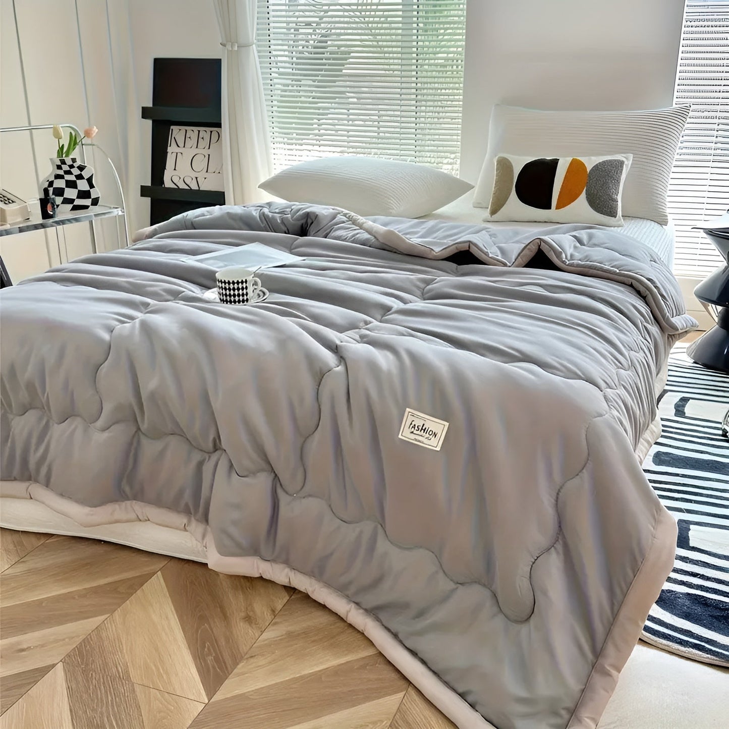 Leichte Sommerdecke – atmungsaktiv & vielseitig | Für Sofa, Bett & Reisen