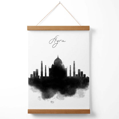 Agra-Aquarell-Stadtbildposter mit Aufhänger
