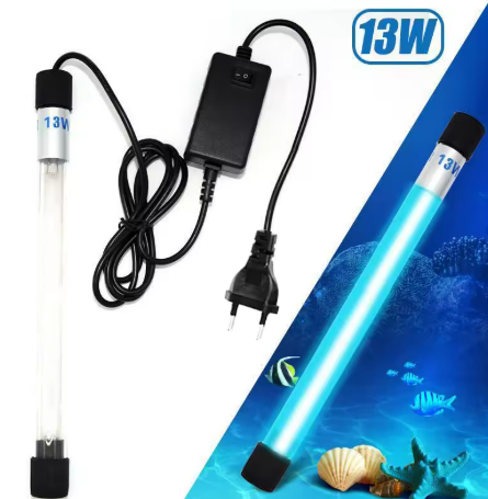 Brehn | Effiziente & tragbare Handheld starke UV-Licht Antiseptische Sterilisationslampe mit Quecksilber-Röhrenlicht, hochintensivem UV-Licht, opak reflektierender Silberfolie, für Zuhause, Büro, Reisen und mehr (US-Stecker)