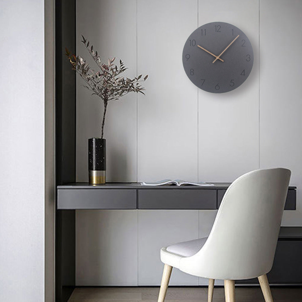 Nordische minimalistische Wanduhr, 29 cm