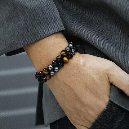 Brehn | Verstellbares Armband aus natürlichem Erz