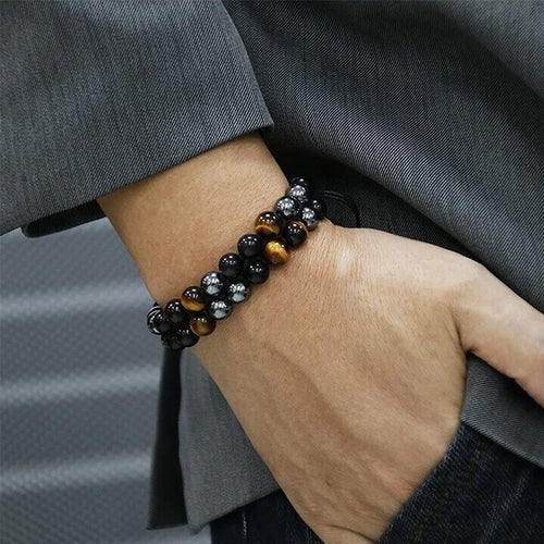 Brehn | Verstellbares Armband aus natürlichem Erz