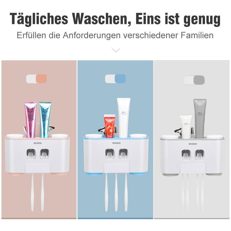 Automatischer Zahnbürstenhalter und Zahnpastaspender Set | Brehn