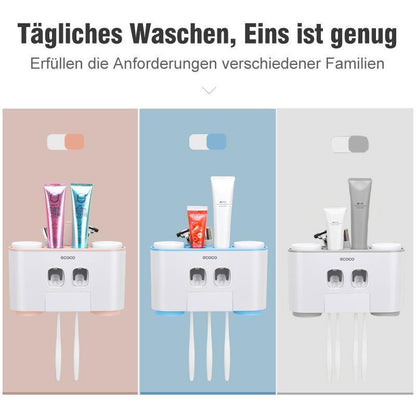 Automatischer Zahnbürstenhalter und Zahnpastaspender Set | Brehn