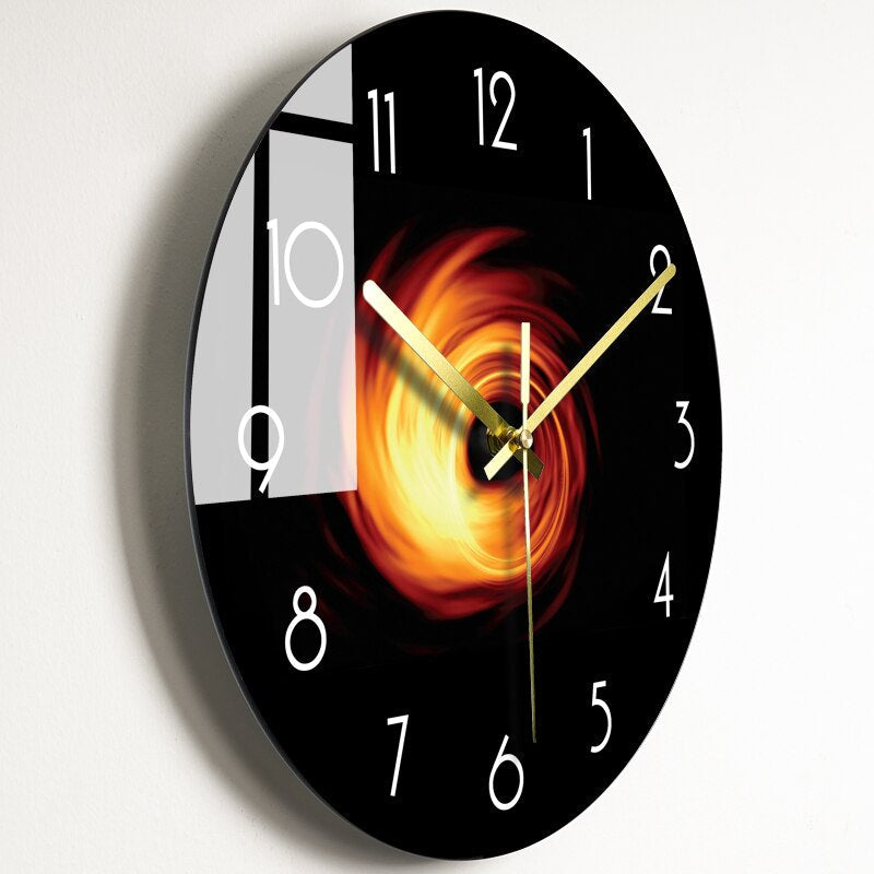 Künstlerische Glas-Wanduhr – Modern, Elegant und Funktional | Brehn
