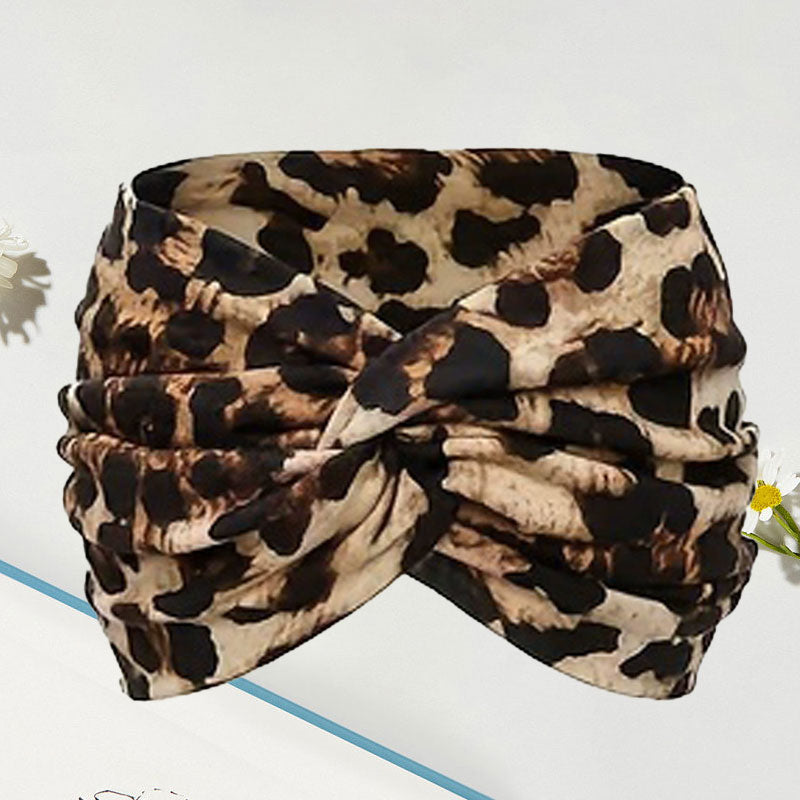 Brehn | Vintage-Stil Breites Batik-Haarband