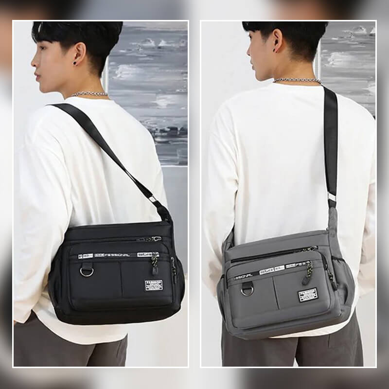 Leichte wasserdichte Schultertasche mit großem Fassungsvermögen