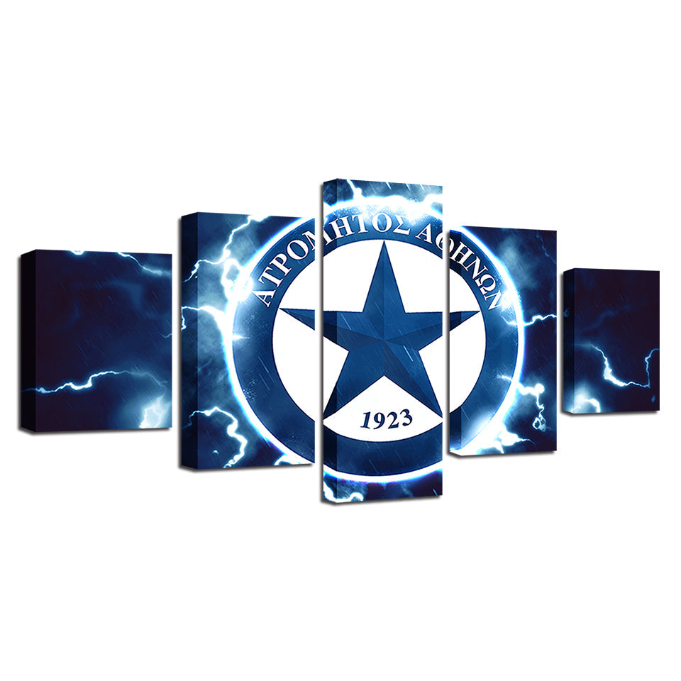 Elektrisches Sternlogo 5 Stück - Leinwand Wandkunst Gemälde