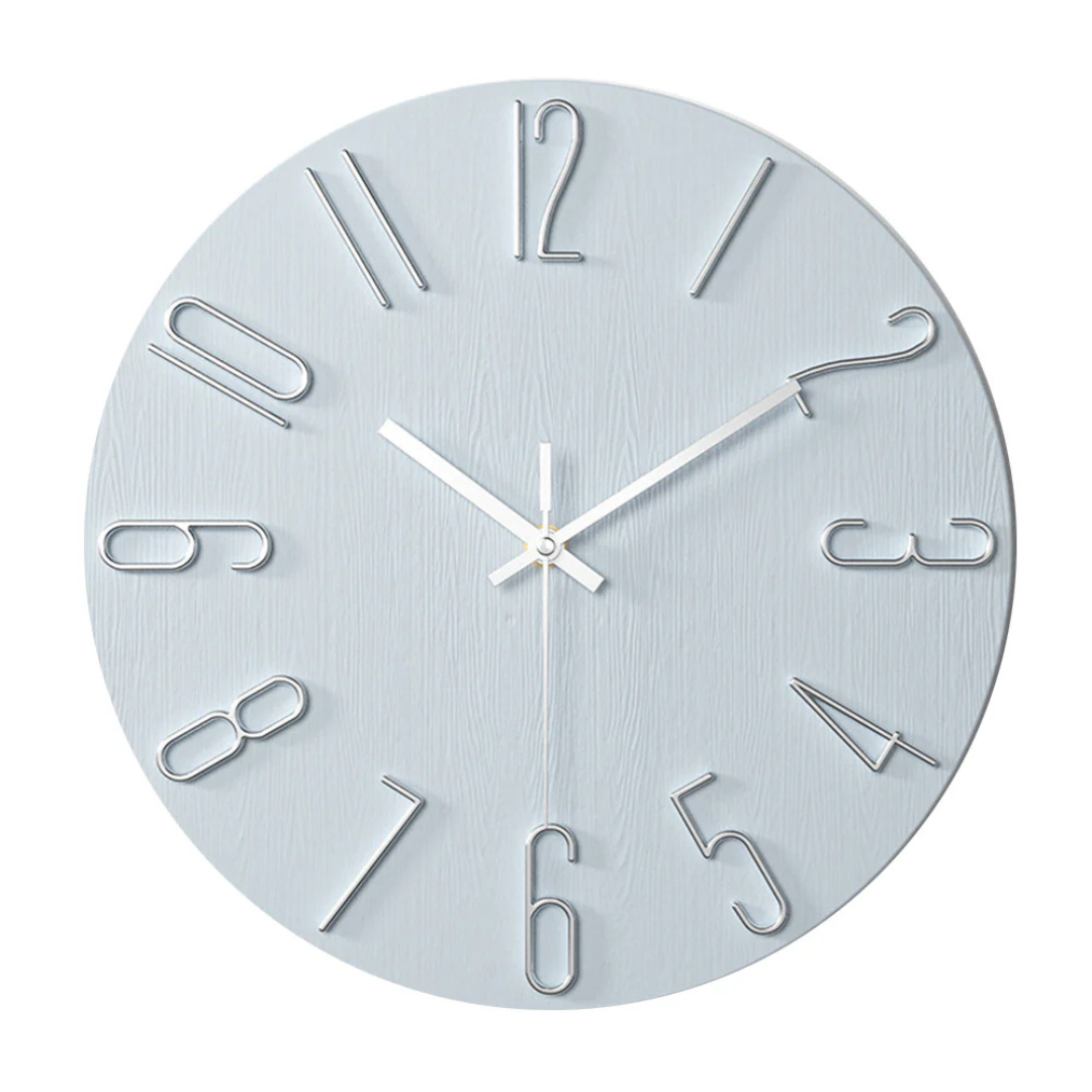 Noble Wanduhr – Moderne & Stille Uhr für das Wohnzimmer | Brehn