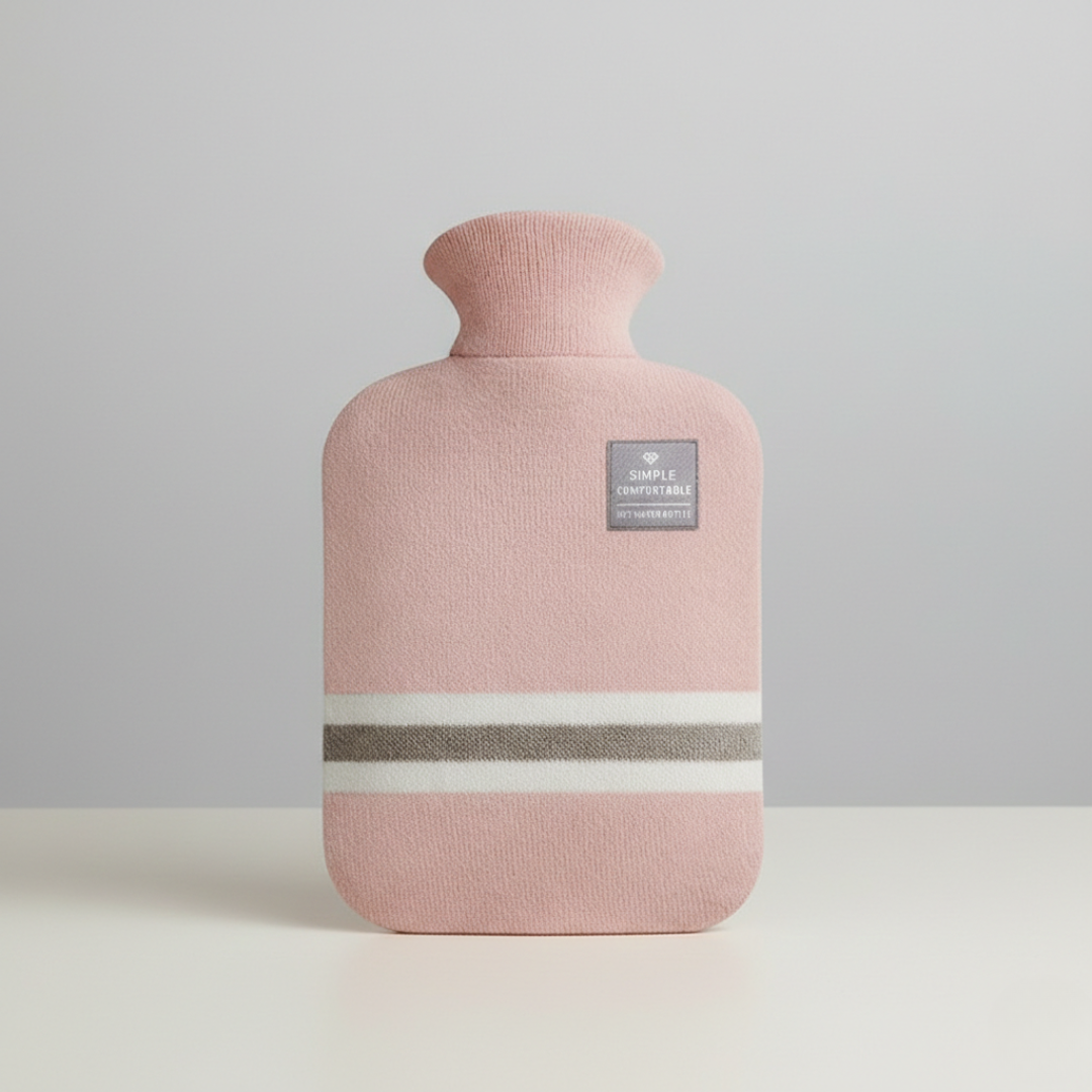 Wärmeflasche 2L mit Strickbezug | Brehn