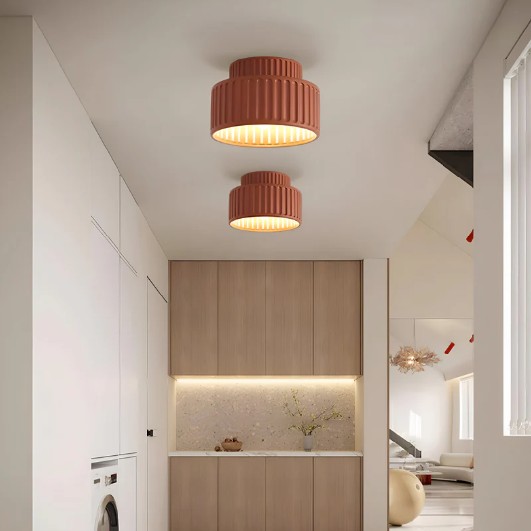 Brehn | Moderne gerippte Deckenlampe