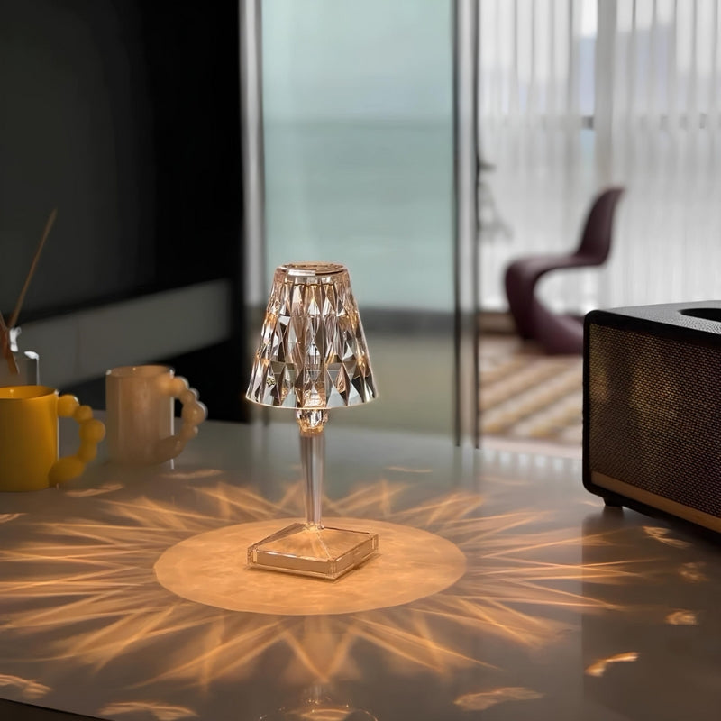 Kristall Tischlampe mit Touch-Steuerung - LumeCrystal | Brehn
