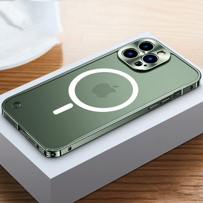 Magnetisches Gehäuse für iPhone mit Metallrahmen | Brehn