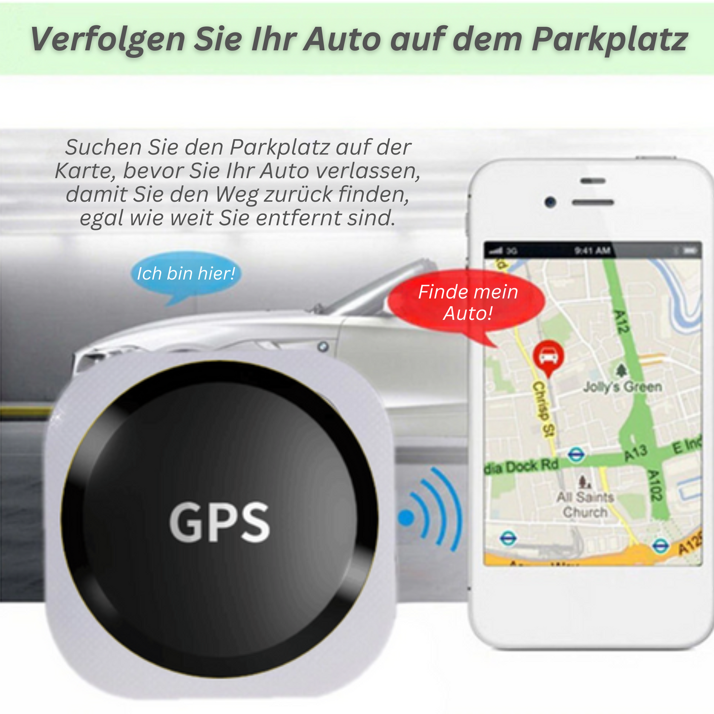 Mini GPS Ortungsgerät – 2er Set | Brehn