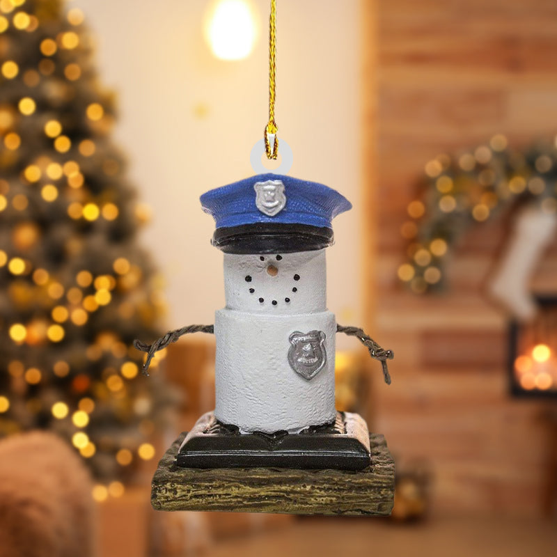 Brehn | Lustige Schneemann Weihnachtsbaum Anhänger