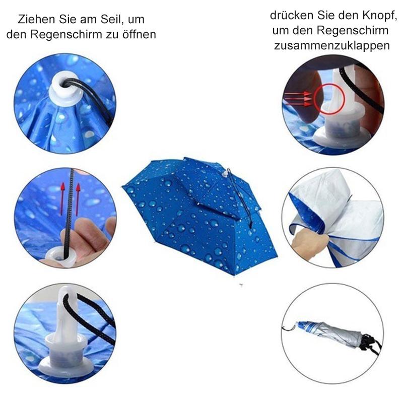 Brehn | Regenschirmhut für das Fischen und Gartenarbeit
