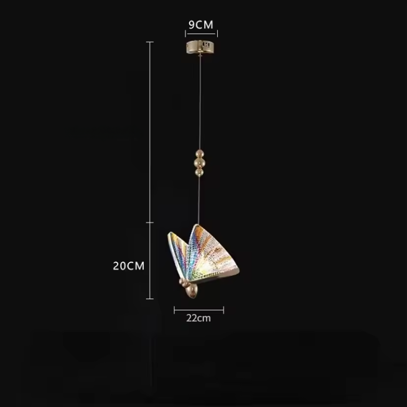 Brehn | Moderne kreative LED-Pendelleuchte mit dekorativem Schmetterlingsdesign