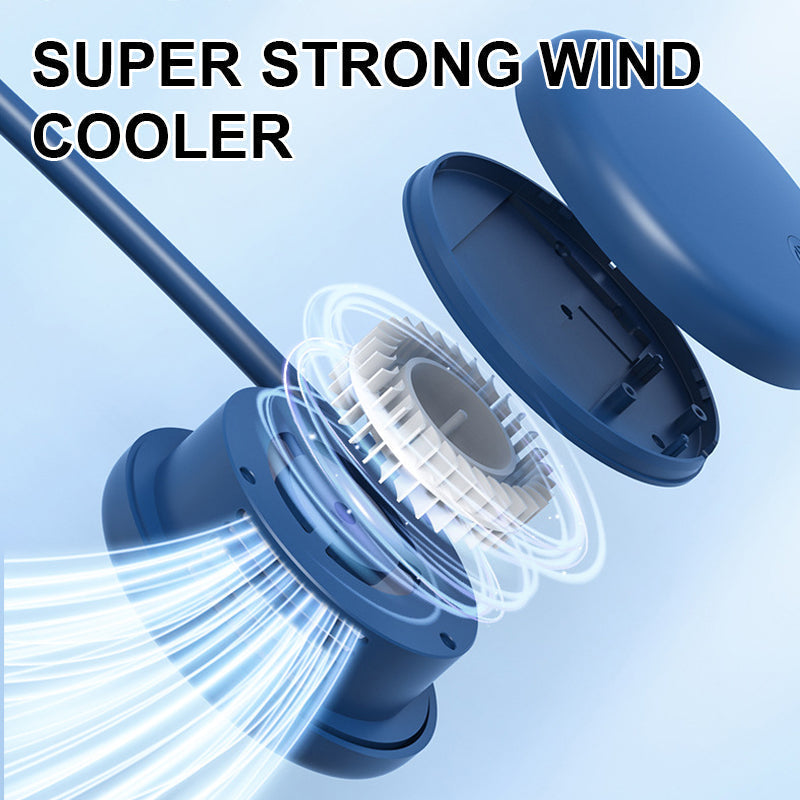 Faltbarer USB Mini Tragbarer Halsventilator | Brehn
