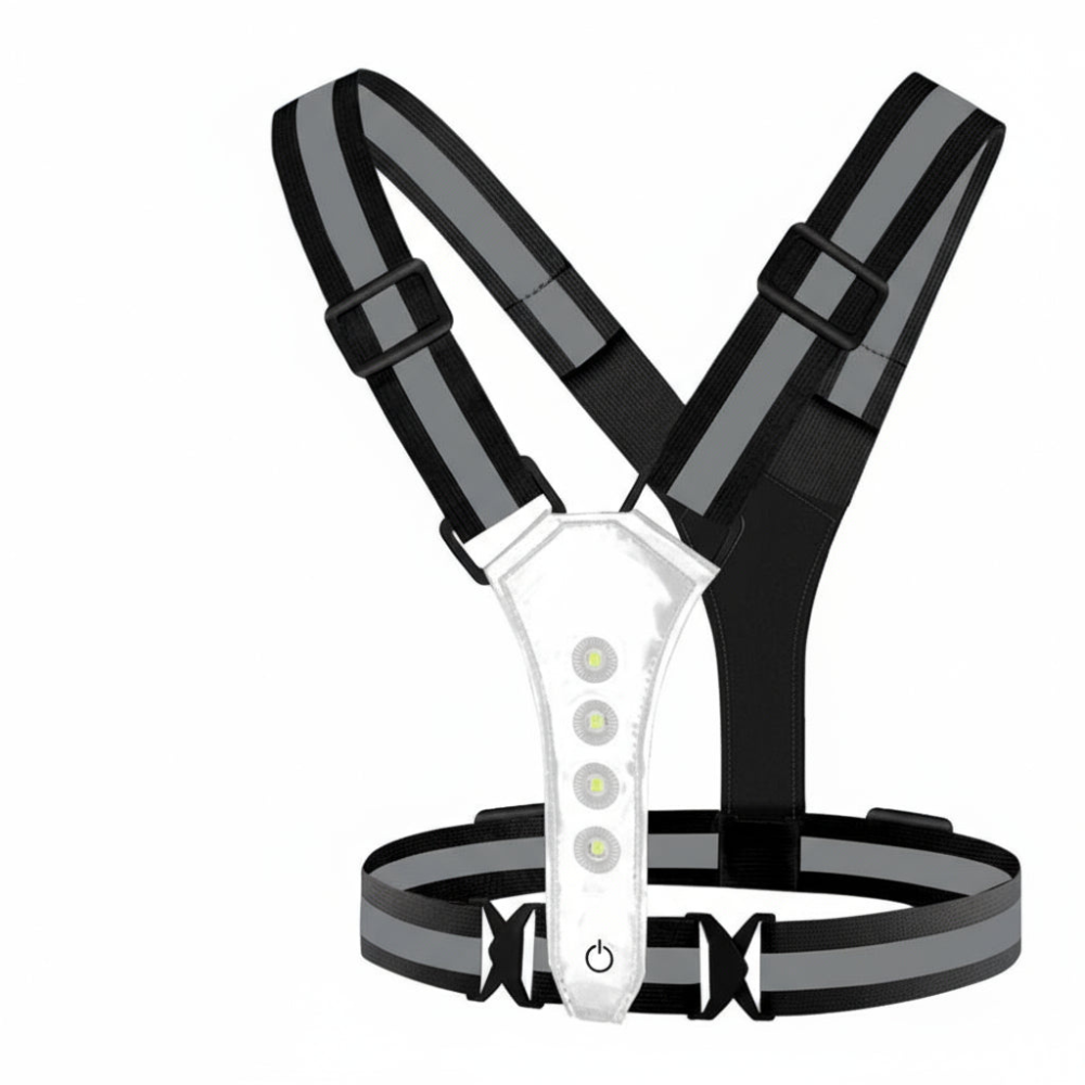 LED Sicherheitsweste Pro – Reflective 360 Sichtbare Weste | Brehn