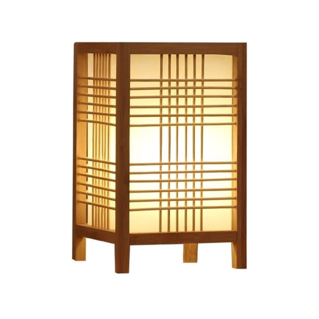 Brehn | Japanische LED-Tischlampe aus Bambus