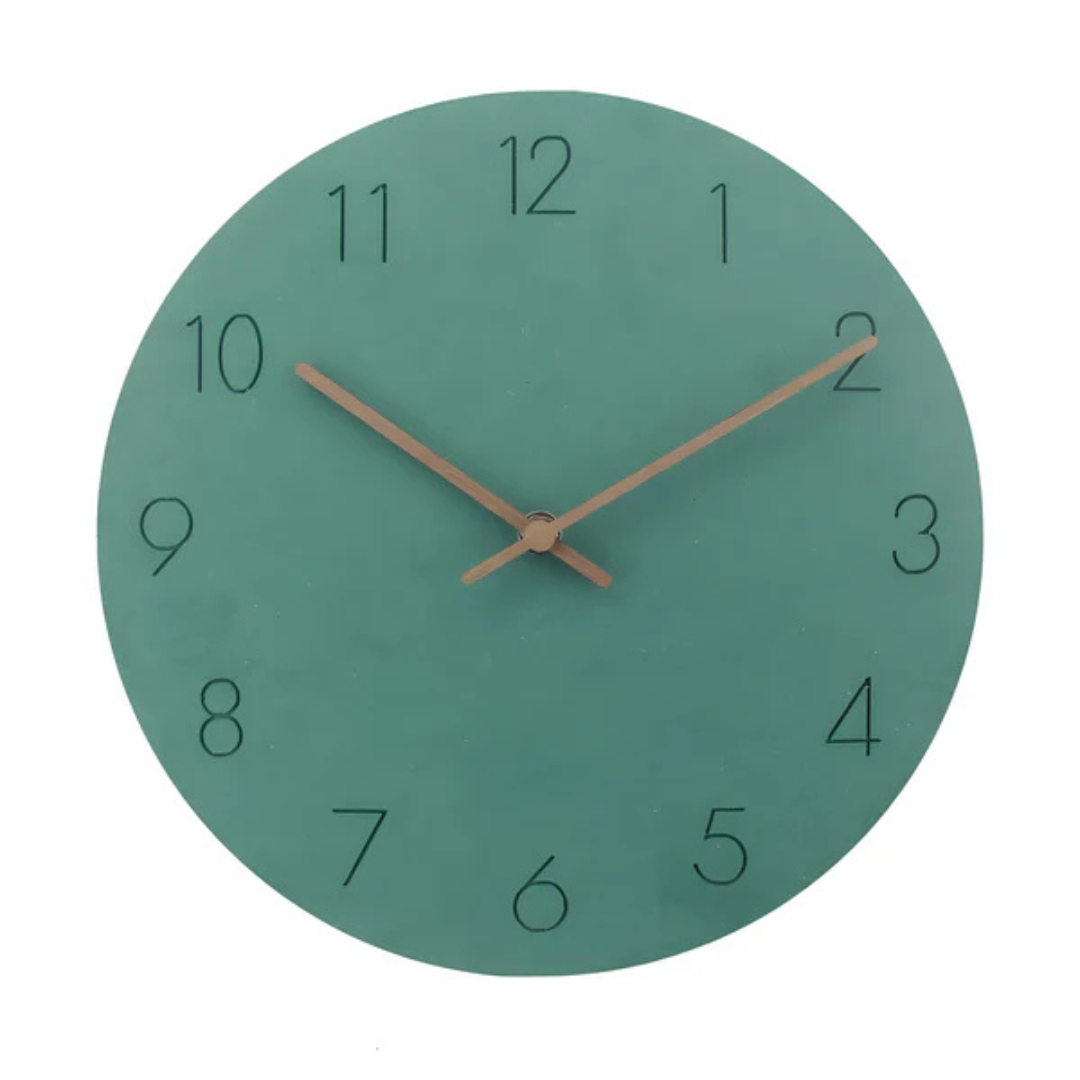 Große Holzwand Uhr – Minimalistisches Design mit stillem Bewegung | Brehn