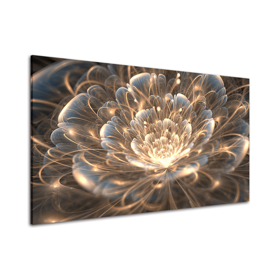 Mystische Blume – Leinwandbild