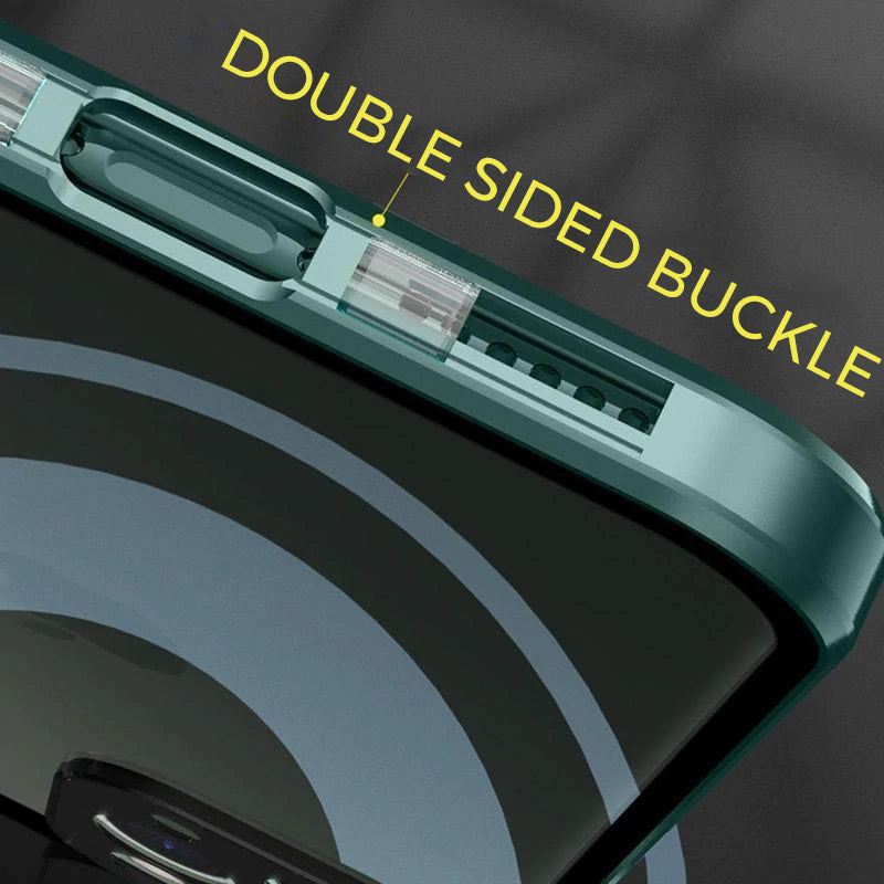 Brehn | Anti-Spionage gehärtete Glas-Hülle für iPhone