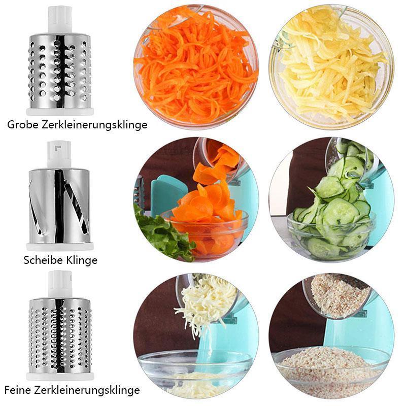 Multifunktions-Chopper manuelle rotierende Reibe Gemüse Obst Cutter Küchengeräte | Brehn