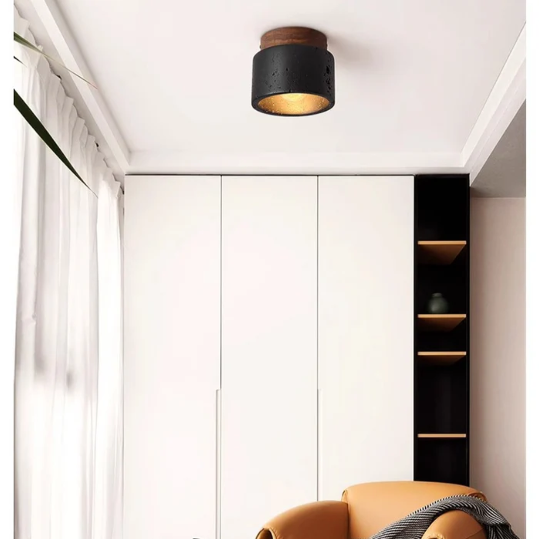 Brehn | Deckenlampe mit Steinoptik