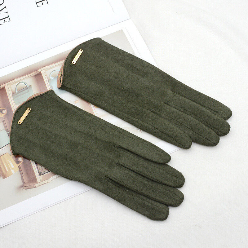 Klassische Wildleder Damen Handschuhe - SuaveTouch