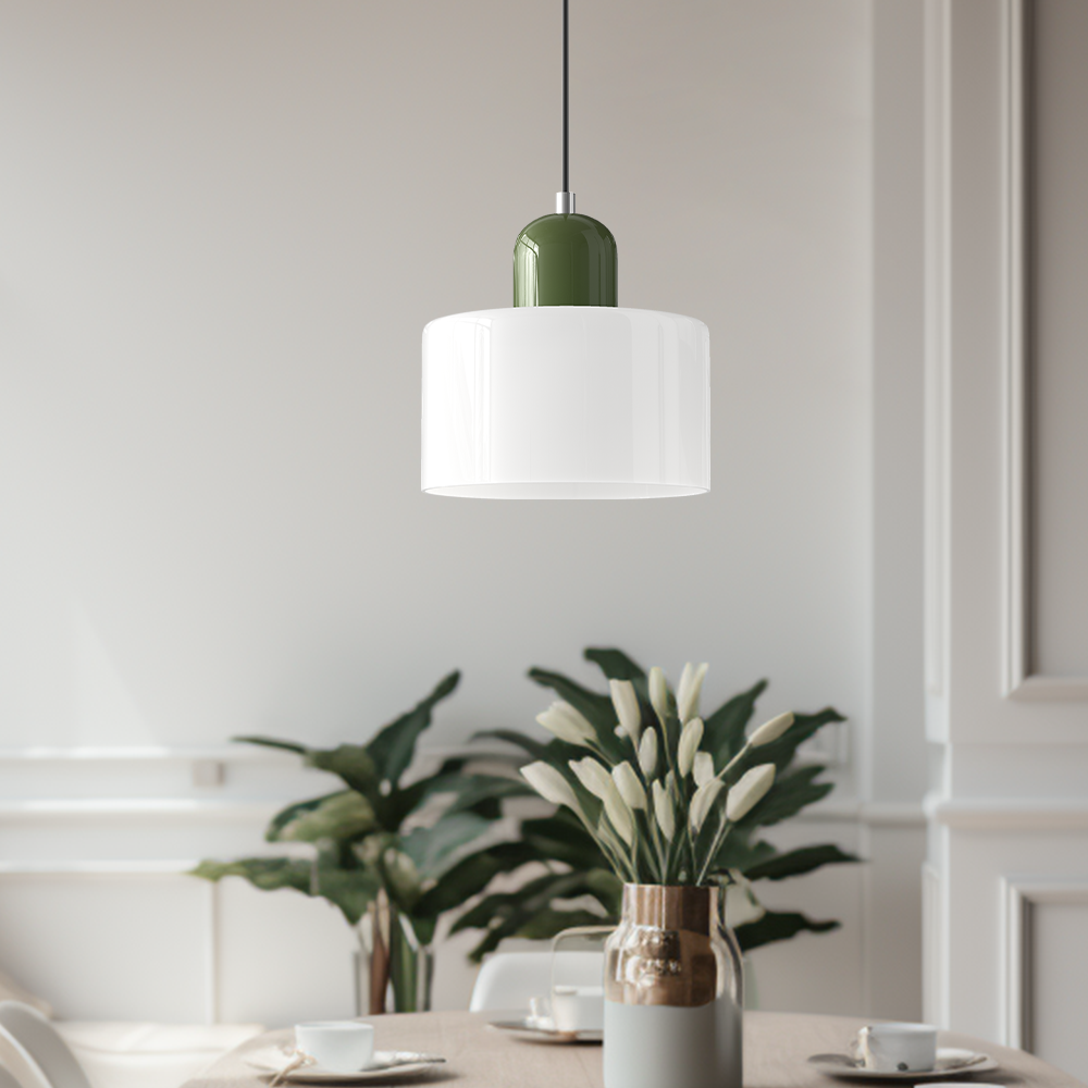 Brehn | Bauhaus Kreativ Glas Pendelleuchte - Kreatives Glas für ein elegantes Interieur