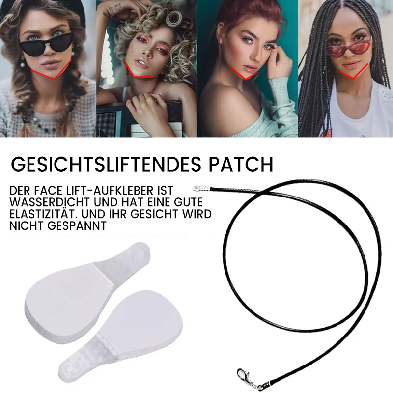 Brehn | Unsichtbare Facelift-Patches | 120er Vorratspack | Ultra-dünne 0,02mm Adhäsions-Technologie | Wasserfest & Hypoallergen | Mechanisches V-Shape Lifting | Transparent