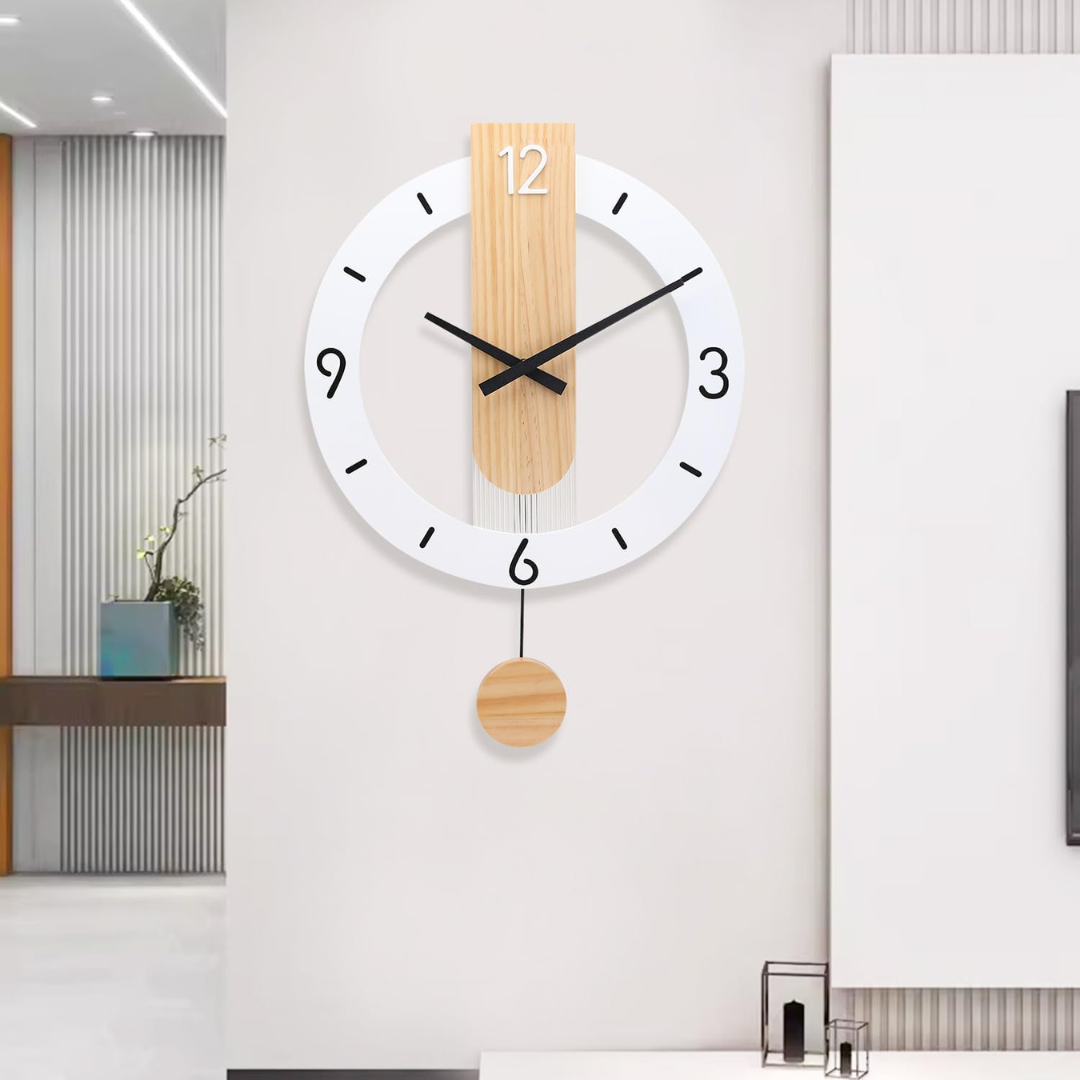 Brehn | Elegante große Uhr für das Wohnzimmer
