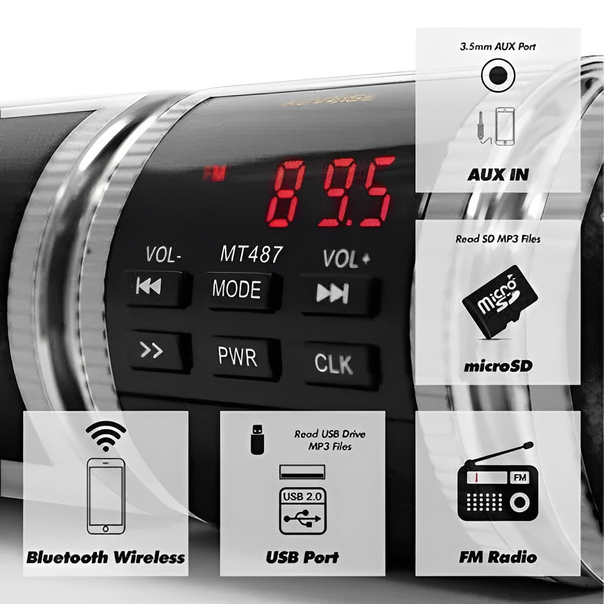 Motorrad-Bluetooth-Lautsprecher