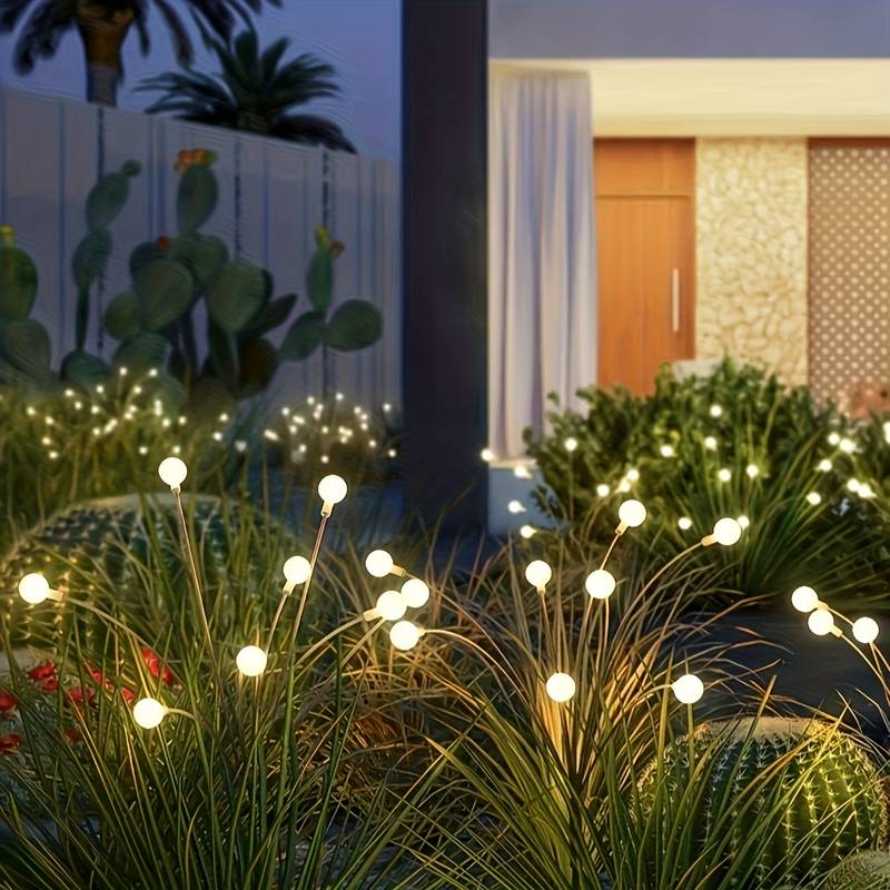 Solarbetriebene kabellose Gartenlichter mit effizientem Akku