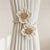 Raffhalter aus Hanf mit Blumenmuster | 2er-Set