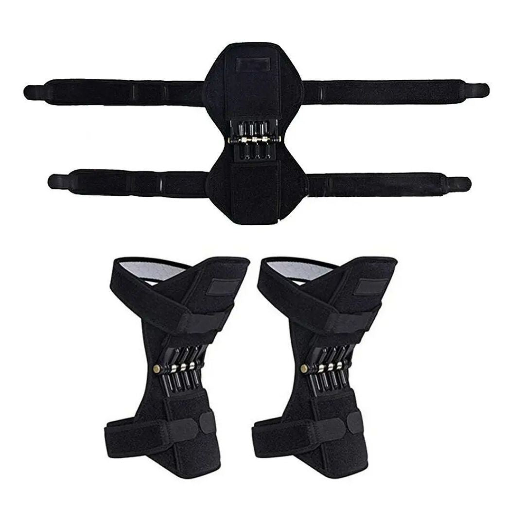 KneeGuard Pro | Set von 2 Scharnier-Kniebandagen-Stabilisatoren zur Schmerzlinderung | Verstellbare Unterstützung bei Knieverletzungen - Arthritis - Nach der Operation Rehabilitation Brehn
