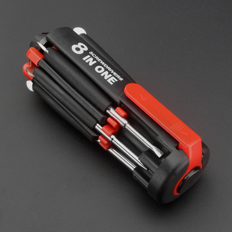 Brehn | 8-in-1-Schraubendreher mit LED-Taschenlampe