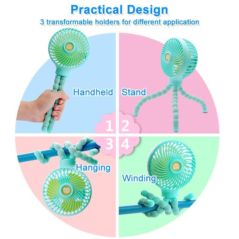 Mini deformierbarer tragbarer Ventilator | Brehn