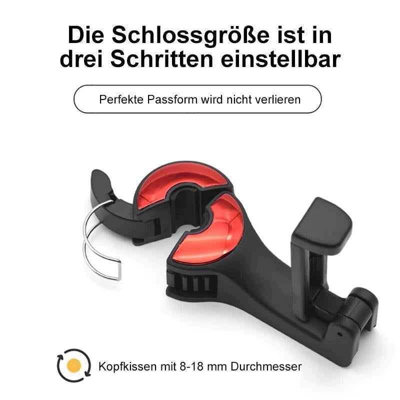 Brehn | Heckhaken für Autositze mit Handyhalterung
